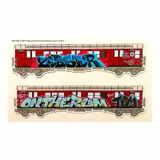 OTR. NYC Subway Red large magnet