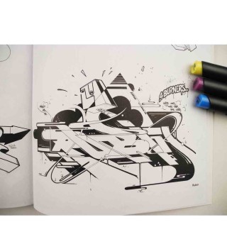Graffiti Coloring Book 3 - Styles
