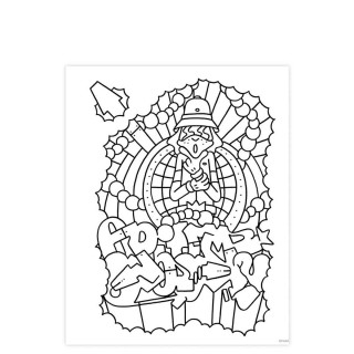 Graffiti Style Coloring Book