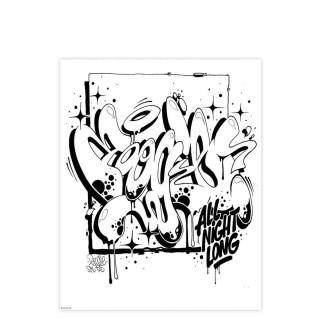 Graffiti Style Coloring Book