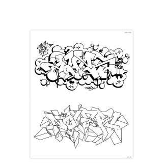Graffiti Style Coloring Book