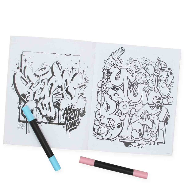 Graffiti Style Coloring Book