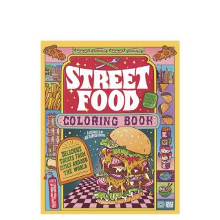 Street Food Coloring Book