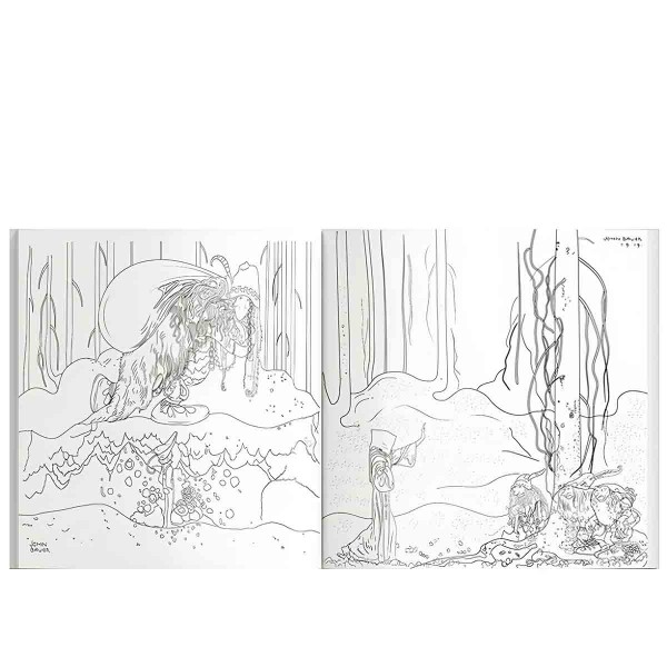 Fantasy Forest Coloring Book