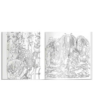 Fantasy Forest Coloring Book