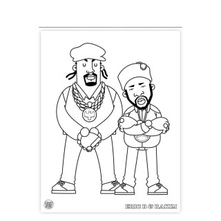 Hip Hop Coloring Book