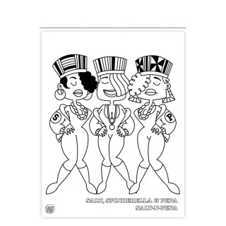 Hip Hop Coloring Book