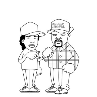 Hip Hop Coloring Book: West Coast Edition