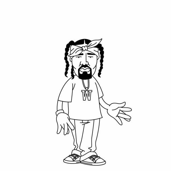 Hip Hop Coloring Book: West Coast Edition