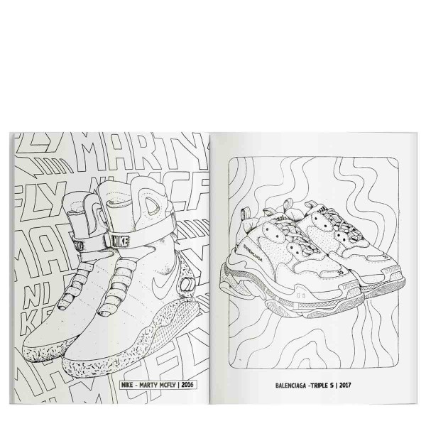 Sneaker Coloring Book