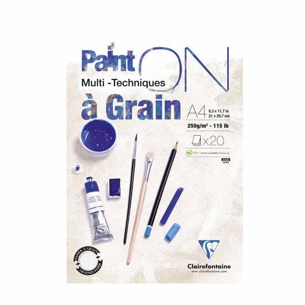 Clairefontaine PaintON Grain Pad A4