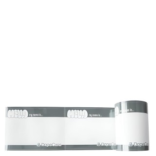 Dope Hello My Name Is Stickers Silver