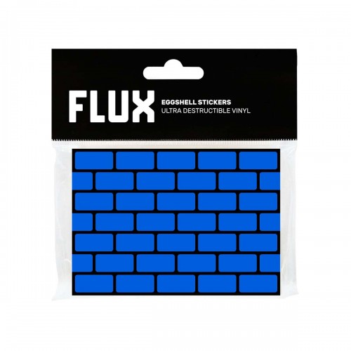 Flux Bricks Cyan Stickers