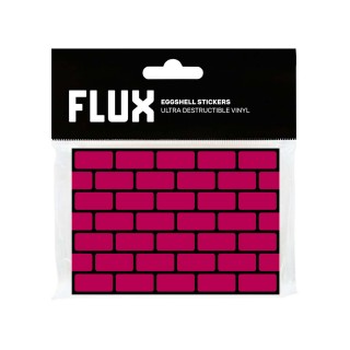 Flux Bricks Magenta Stickers