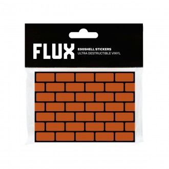 Flux Bricks Orange Stickers