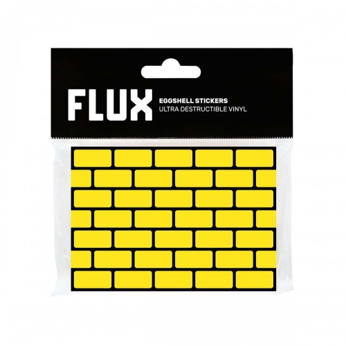 Flux Bricks Yellow Stickers