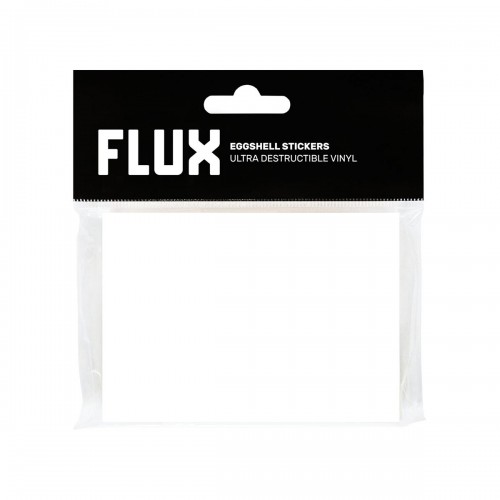 FLUX Eggshell Stickers White
