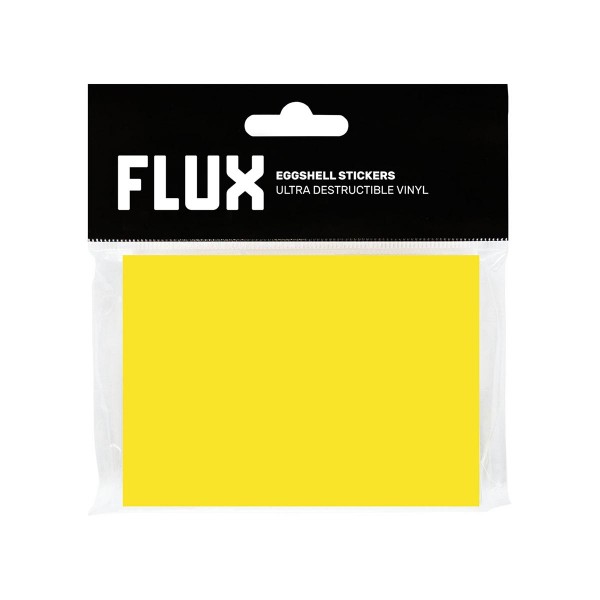 Flux Yellow Stickers