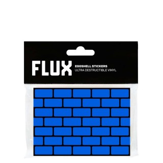 Flux Bricks Cyan Stickers