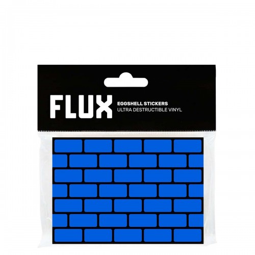 Flux Bricks Cyan Stickers