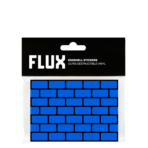 Flux Bricks Cyan Stickers