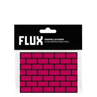 Flux Bricks Magenta Stickers