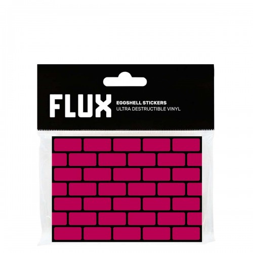 Flux Bricks Magenta Stickers