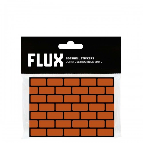 Flux Bricks Orange Stickers