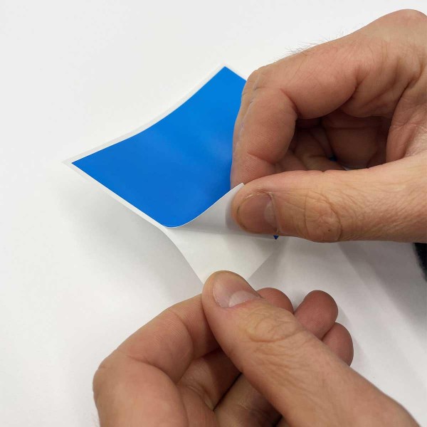 Flux Cyan Stickers