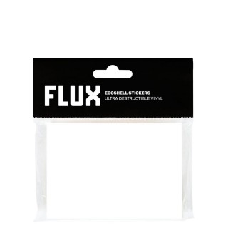 Flux White Stickers
