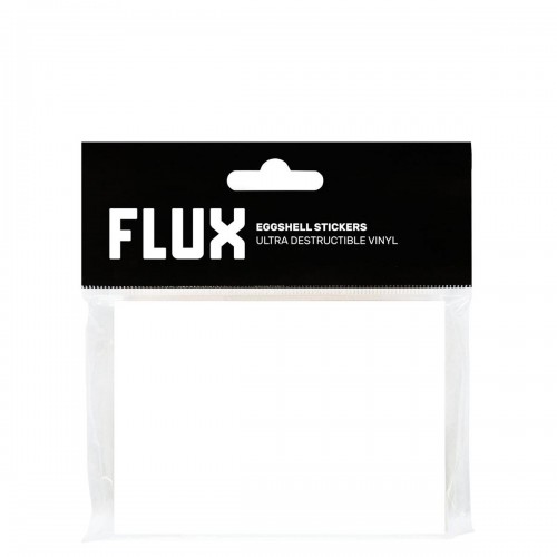 Flux White Stickers