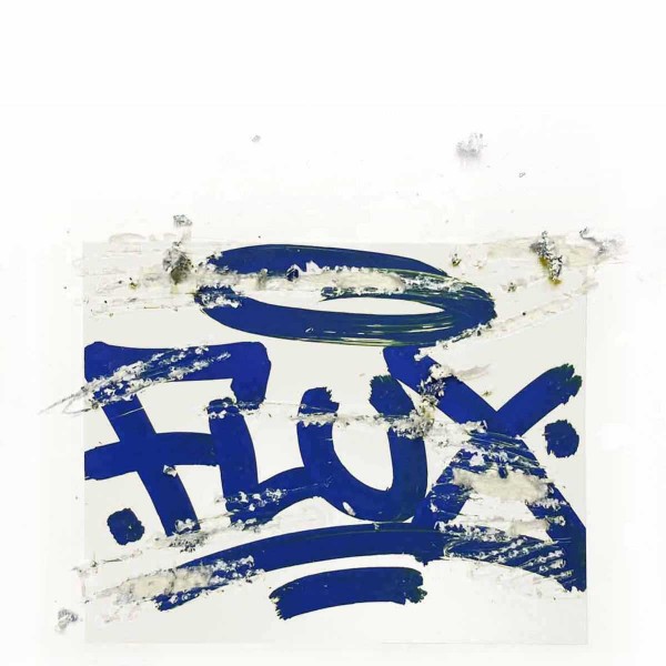Flux White Stickers