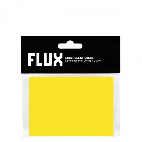 Flux Yellow Stickers