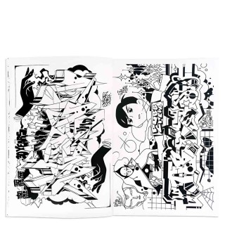 Sketchy Graffiti Coloring Book