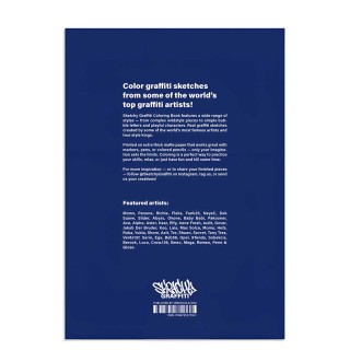 Sketchy Graffiti Coloring Book