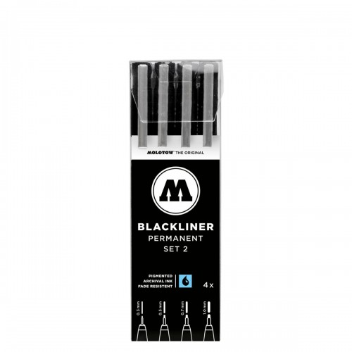 Molotow Blackliner Marker 4 Set 2