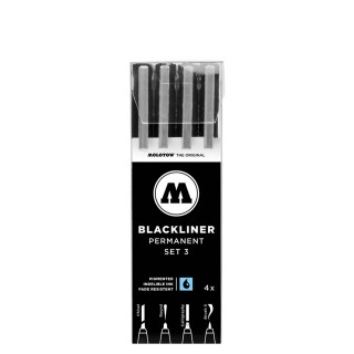 Molotow Blackliner Marker 4 Set 3