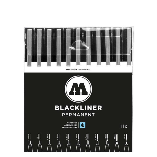 Molotow Blackliner Marker 11 Set