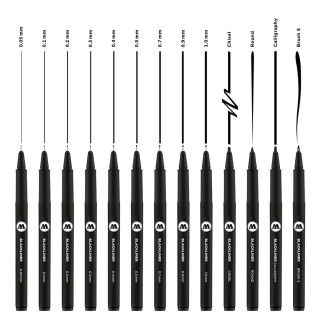 Molotow Blackliner Marker 13 Set