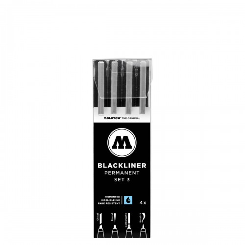 Molotow Blackliner Marker 4 Set 3