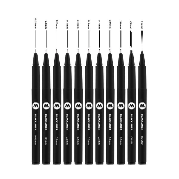 Molotow Blackliner Marker Set 11