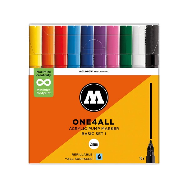 Molotow One 4 All 127HS 10pcs Basic Set 1