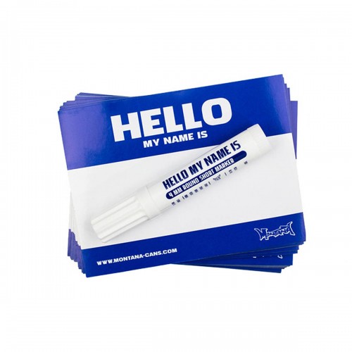 Montana Hello my name is Blue Stickers & Marker