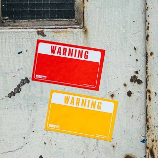 Montana Warning Stickers