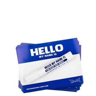 Montana Hello my name is Blue Stickers & Marker