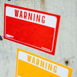 Montana Warning Stickers