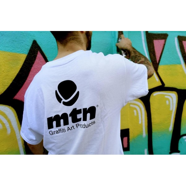 MTN BASIC Logo Back White T-Shirt
