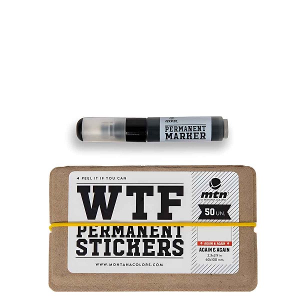 MTN WTF Again&Again Stickers & Marker