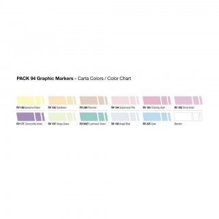 MTN 94 Graphic Marker Pastel 12 Set