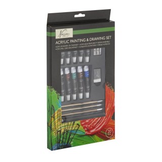 Nassau Acrylic Painting & Drawing Set 20